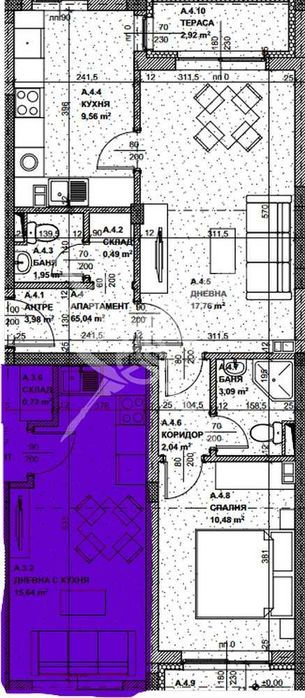 Продава се Двустаен апартамент в София, Кръстова вада - 76 кв.м за 2395 €/кв.м - Снимка #2