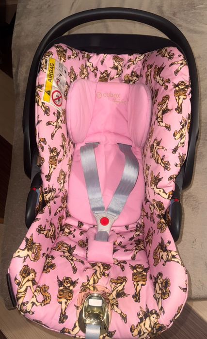Бебешка количка Cybex Priam Jeremy Scott Cherubs Pink Trekking