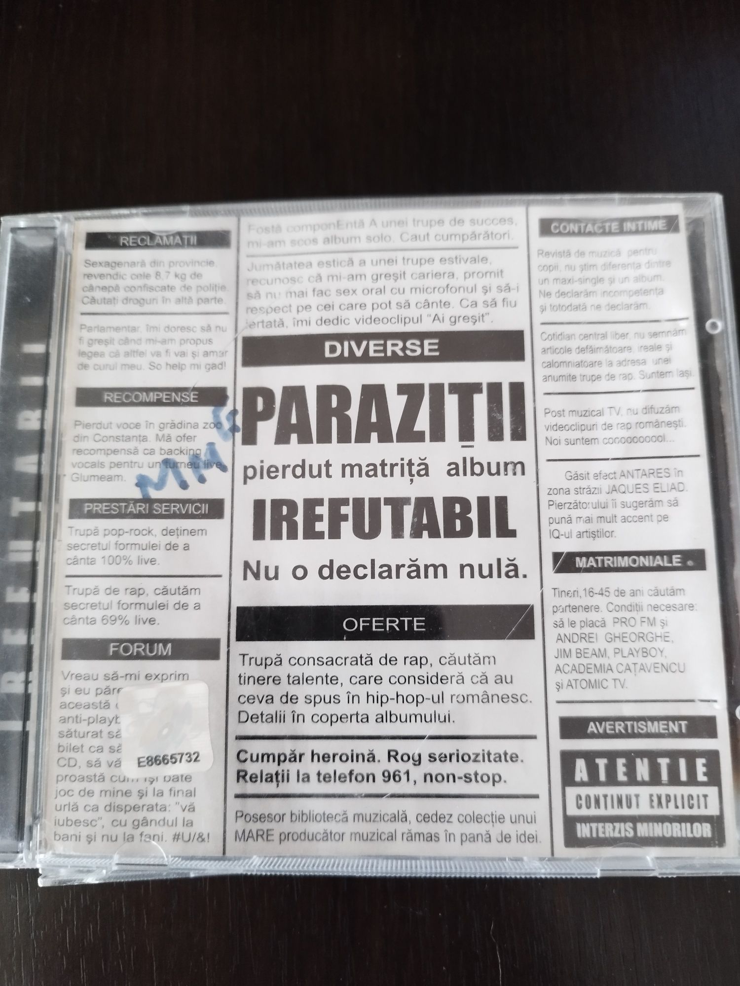 Parazitii Irefutabil