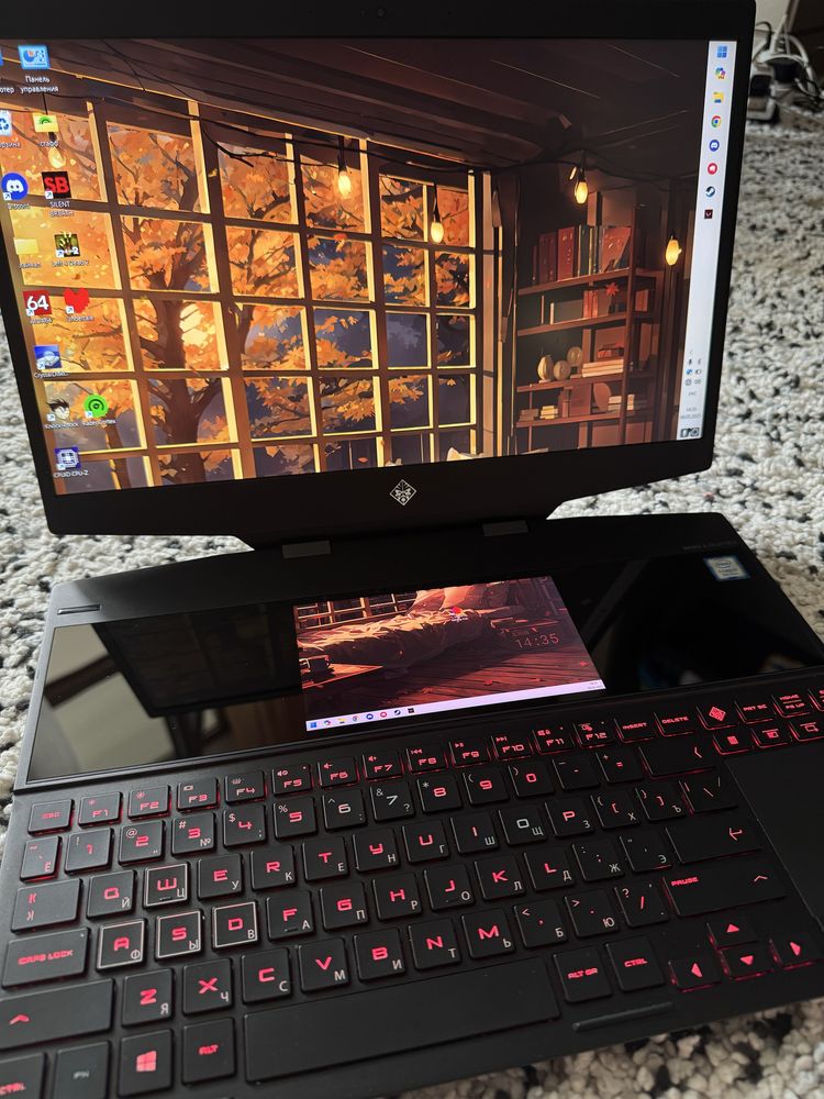 Ноутбук OMEN X 2S с двумя экранами