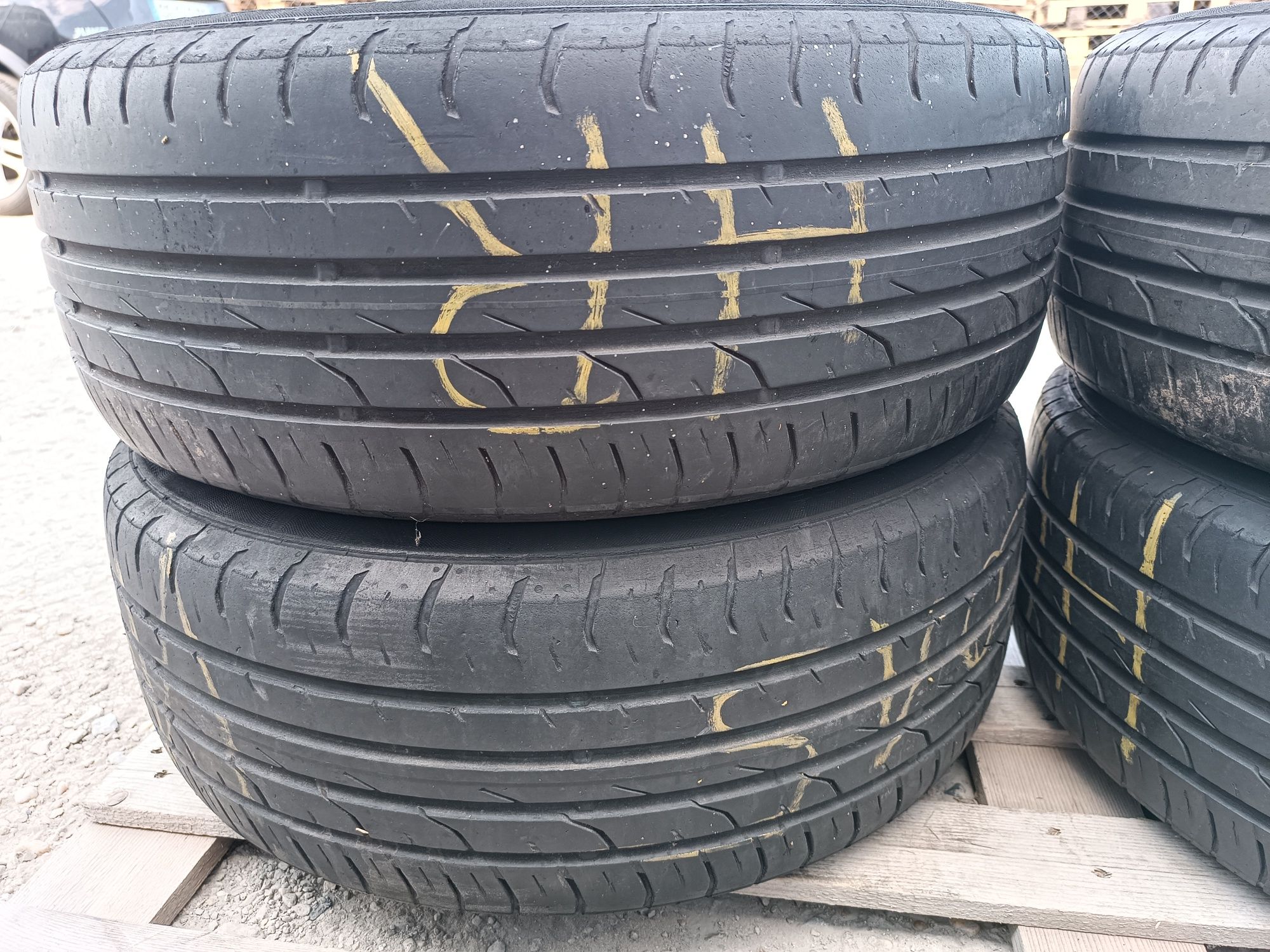 Лети джанти 16ки 5х112 VW + летни гуми 205/55/16 Continental