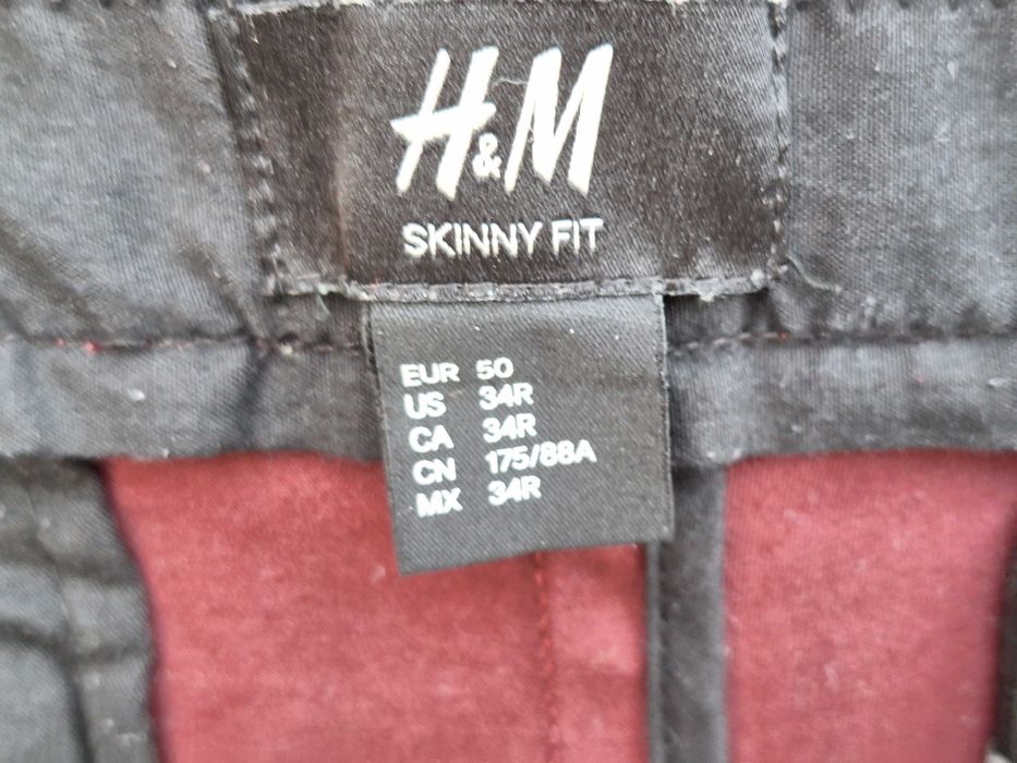 **HM Skinny Fit | talie 86 cm | pantaloni sport, barbat | 50 | M