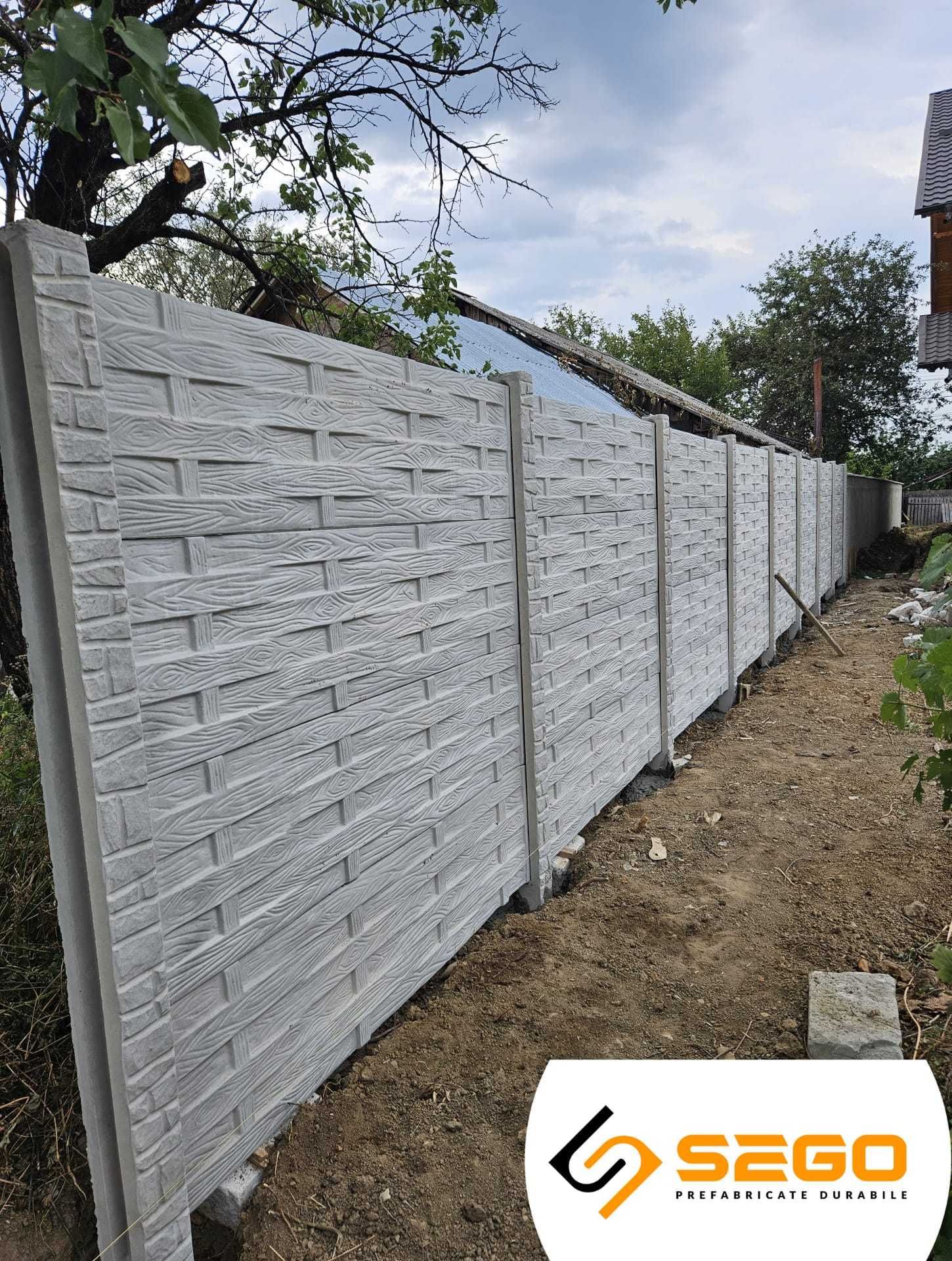 Gard placi beton SEGO Calitate certificata ISO 9001/14001
