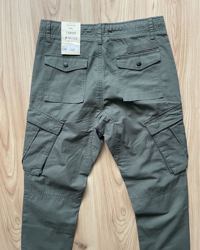 RIVER ISLAND cargo / НОВ мъжки карго панталон S