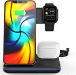 Incarcator telefon Wireless 3in1 15 W, Compatibil , Suport incarcare