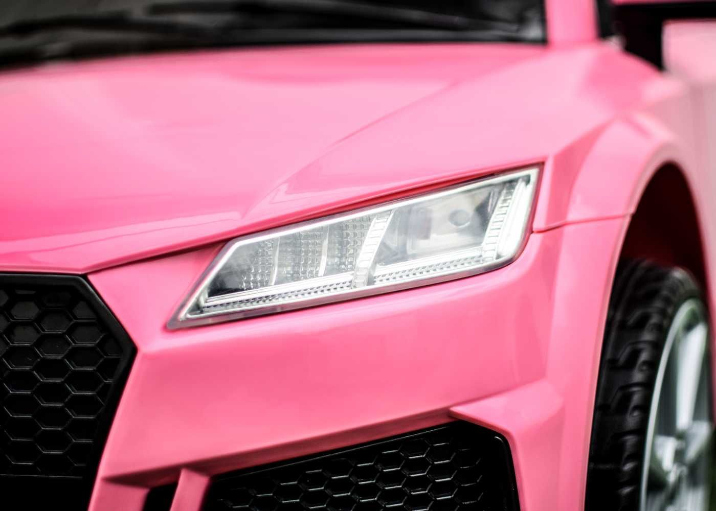Masinuta electrica pentru copii, Audi TTRS 2x 35W 12V, BT #Pink