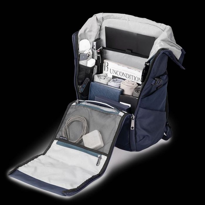 Многофункционална раница SOLGAARD - Atlas Rolltop - тъмносиня