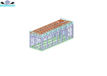 Бунгало,Къща,Преместваема къща,Модулни,Жилищни-27м ²
