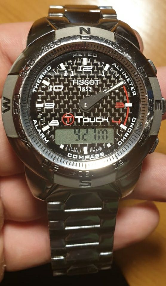 наручные сенсорыне часы Tissot T-Touch II Titanium