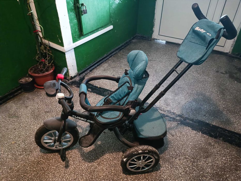 Vand tricicleta Baby Care, culoare albastru turquoise