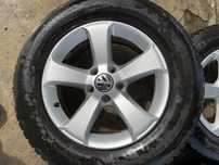 Комплект гуми 215/65/16 M+S и джанти 5х112 за VW, Audi, Seat, Skoda