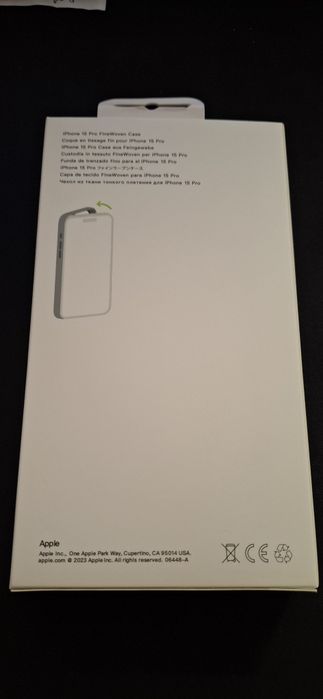 Husă iPhone 15 Pro FineWoven  Apple – MagSafe, premium