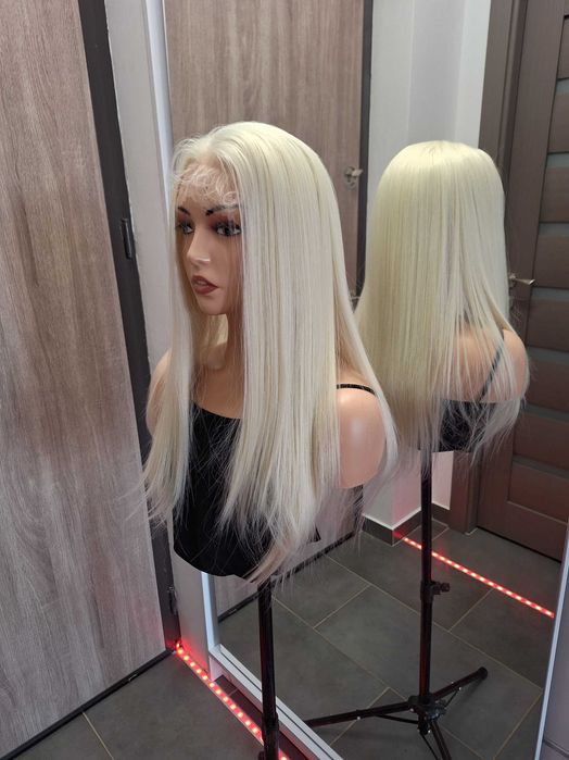 Perucă lungă blond, lace wig 13156