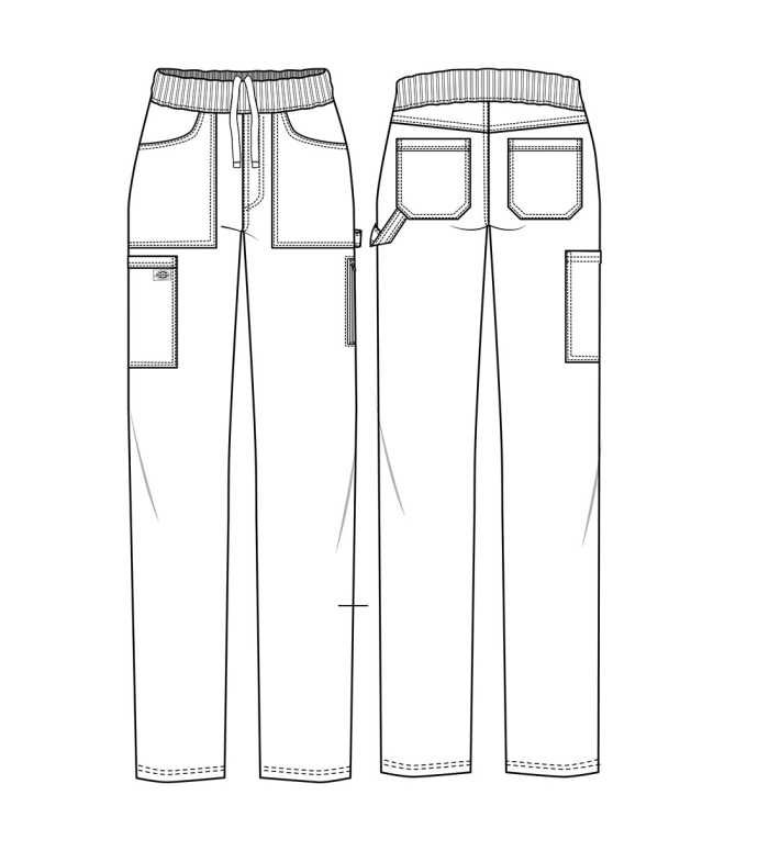 Медицински работен панталон дамски Dickies Balance DK135 PWT-чисто нов