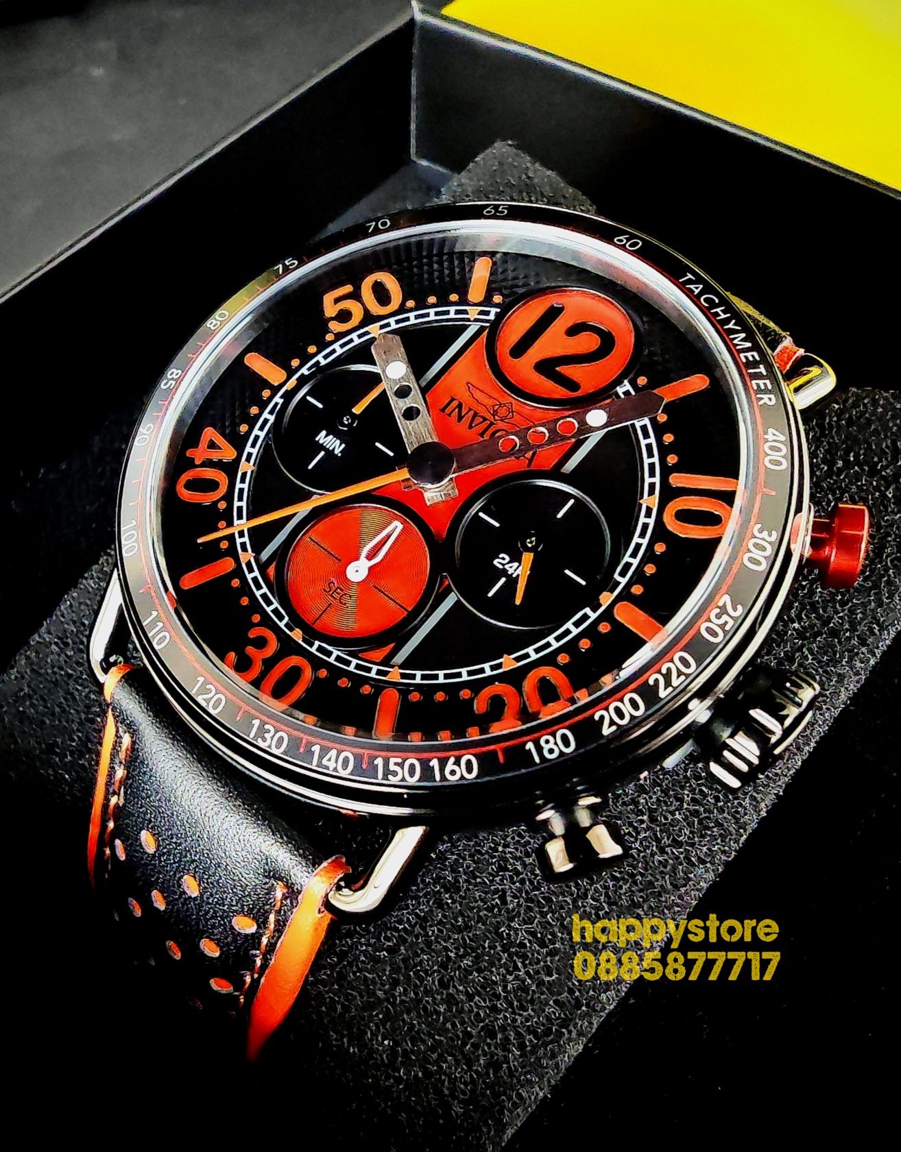 INVICTA Racing Aero Orange 44 mm, Инвикта нов ръчен часовник