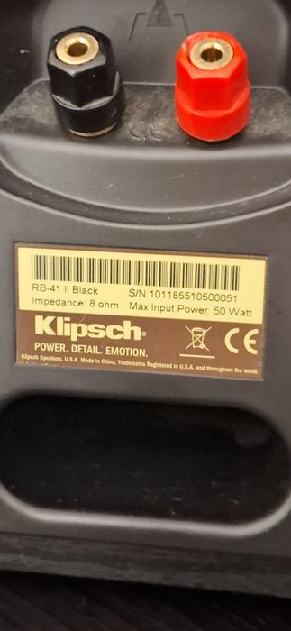 Klipsch rb41 ll black ( mordaunt ,mission,boowers wilkins ,sony