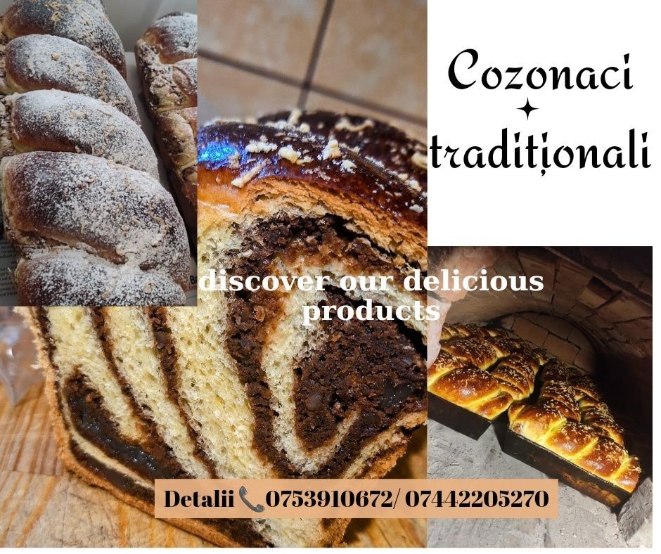 Cozonaci de casă tradiționali 75 lei/buc