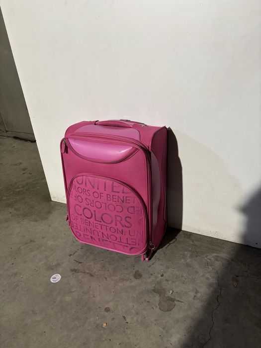 Troler Valiza United Colors of Benetton Roz