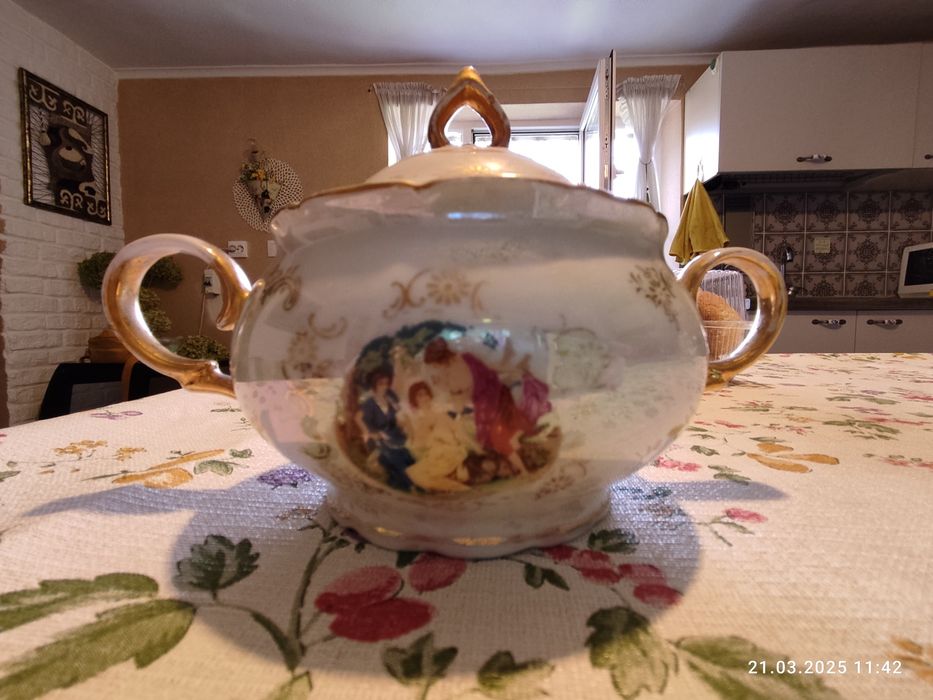 Сахарница Мадонна. Советского периода.