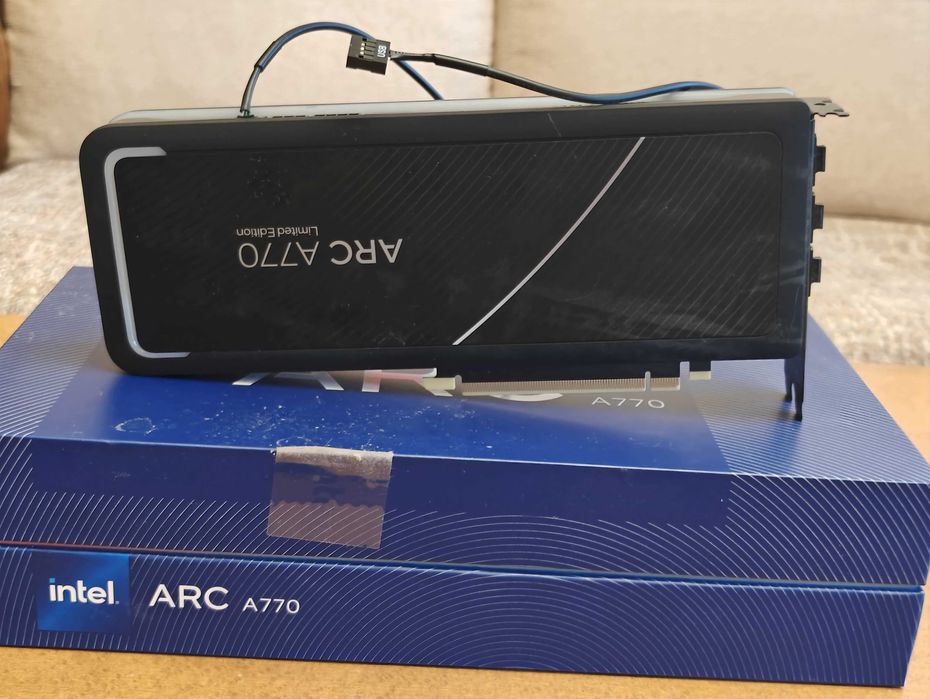 Ryzen 5950X, 32GB RAM, Intel A770 LE, MSI B550 Unify X, 550W PSU