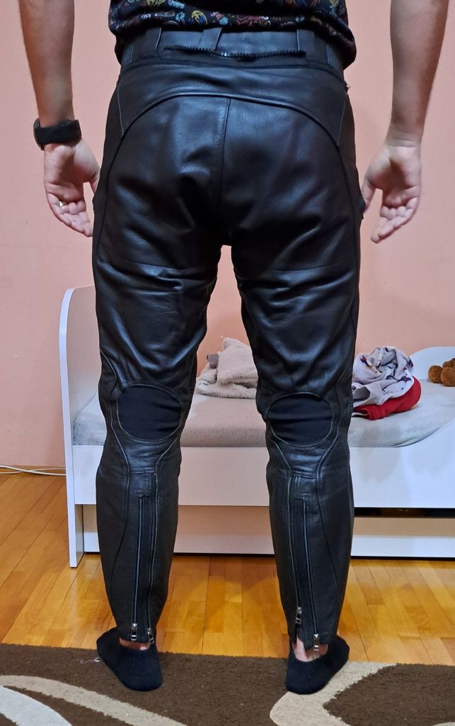Pantaloni moto din piele Dainese