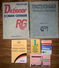 Invata limba germana: dictionare (Mihai Anutei), complete/mici, ghid