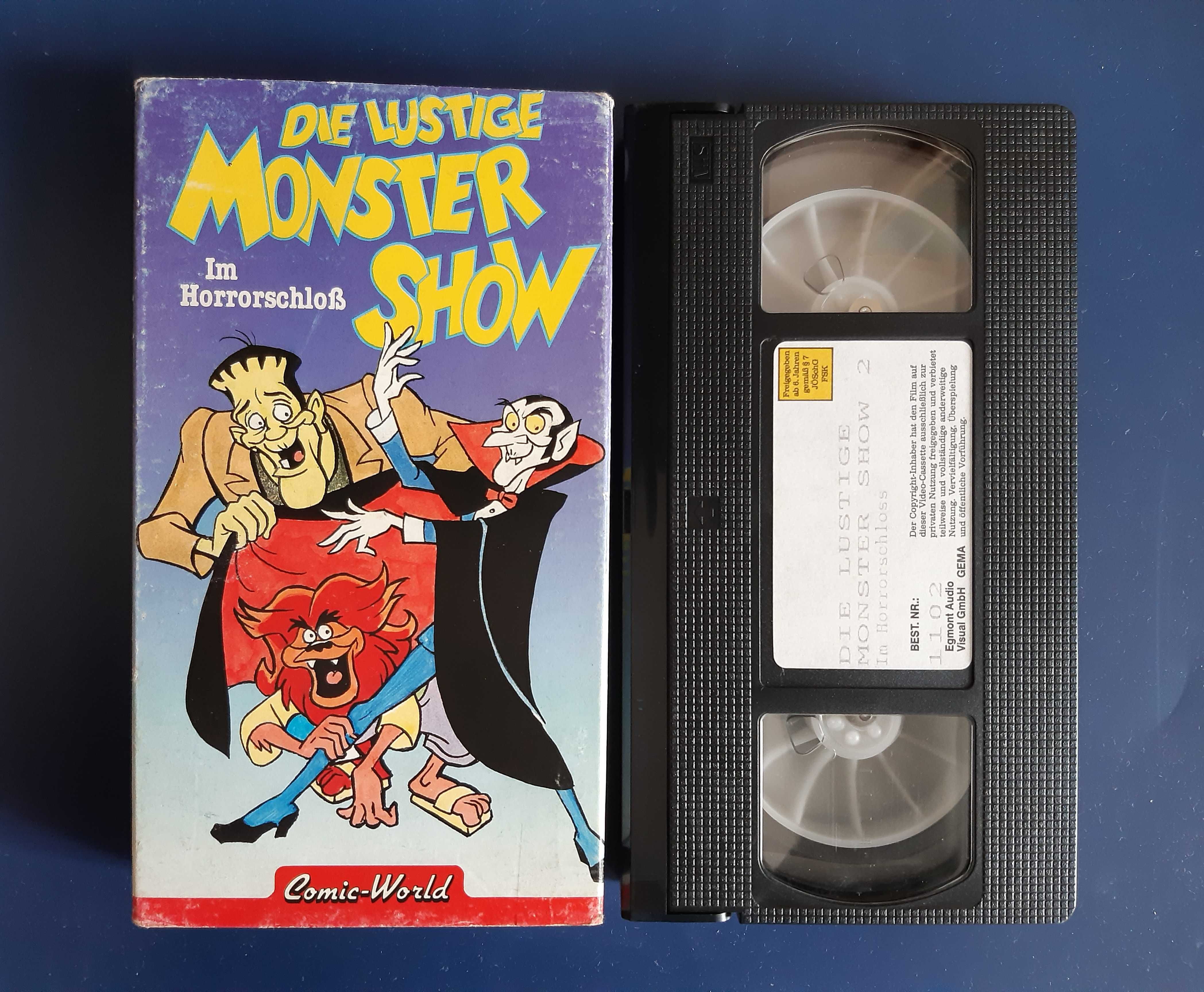 Видеокасети VHS Оливър Туист Monster Show Маймунджилъци Бабел