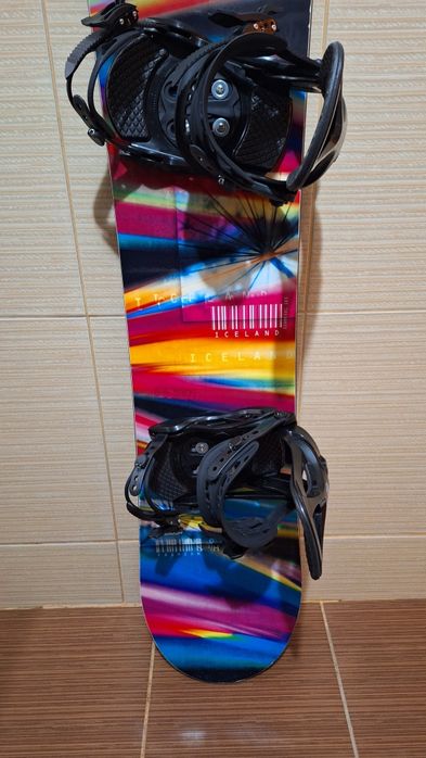 Placa snowboard 140cm legaturi noi-boots burton