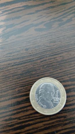Monedă 1 euro an 2002