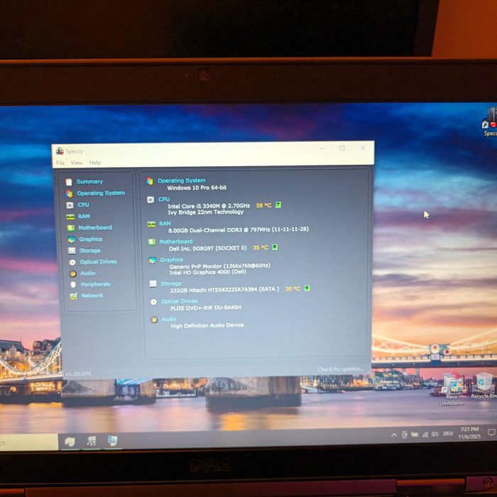 Laptop Dell Latitude E6430s , i5-3340M , 8 GB , 14 "