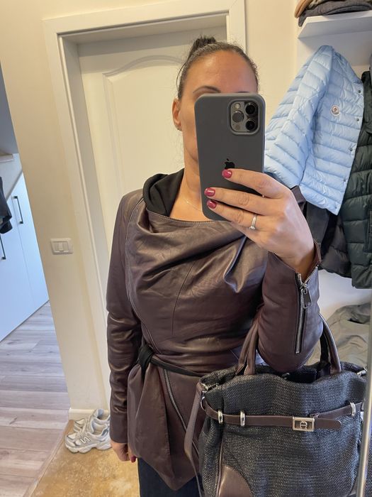 Geaca piele naturala foarte calitativa