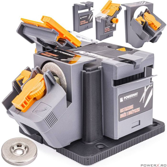Aparat de ascutit cutite, foarfeci, dalti, multifunctional 3 in 1, 170