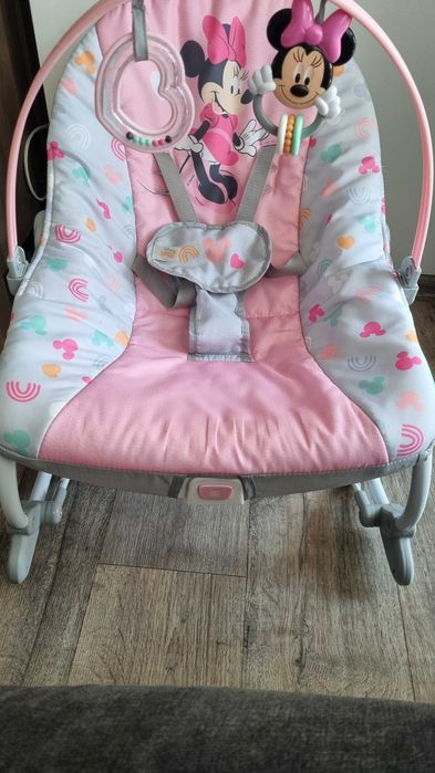 Шезлонг с вибрации Bright Starts Disney Baby - Minnie Mouse