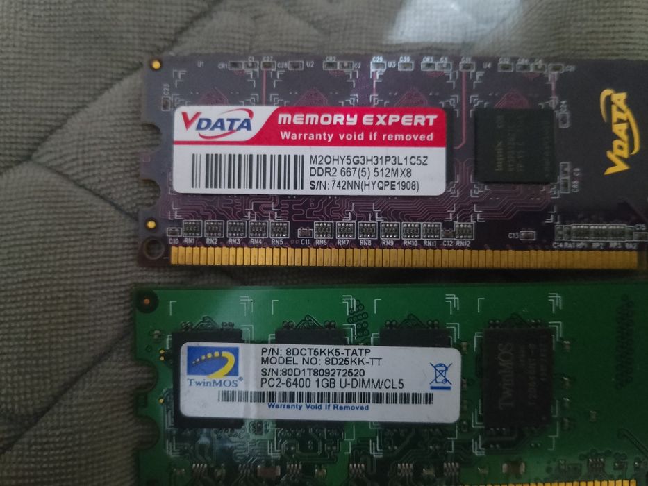 Продам жесткий диск и оперативку ddr2