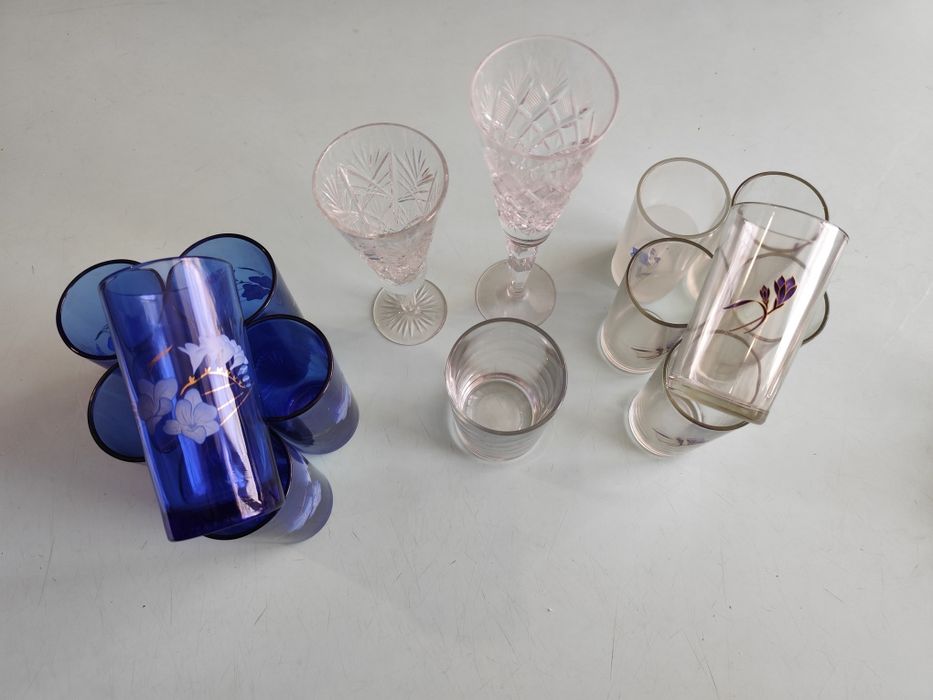 Стаканы, рюмки, стопки, фужеры