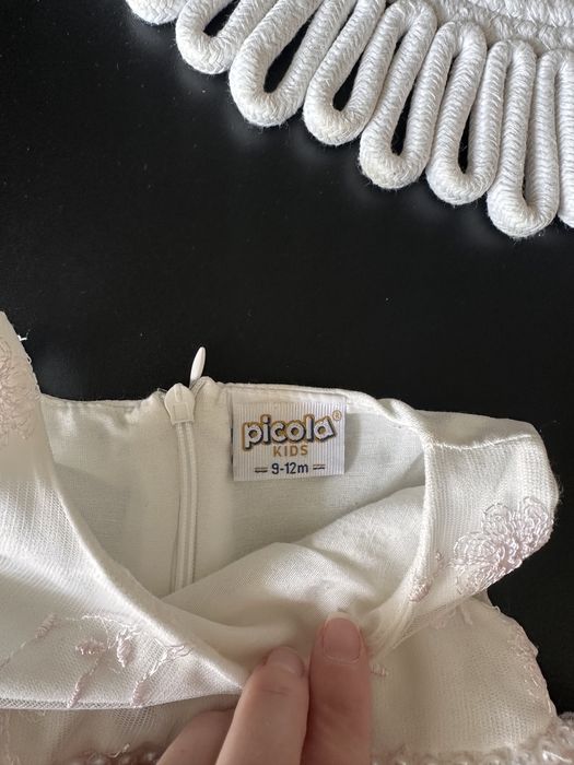 Официлна рокля за повод 9-12м.