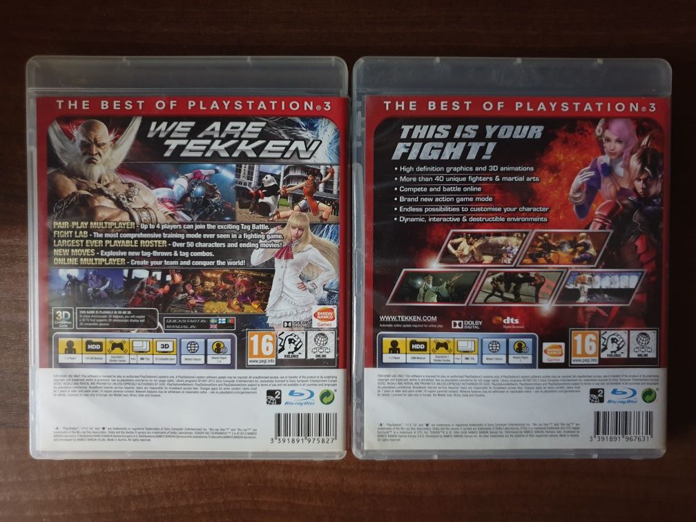 Tekken 6 & Tekken Tag Tournament 2 PS3/Playstation 3