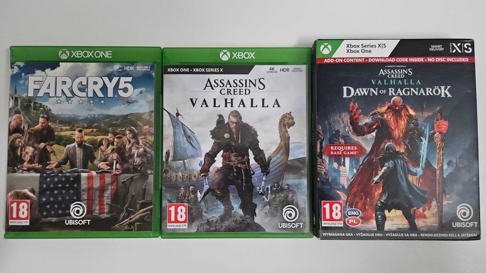 Far Cry 5 si Assassin's Creed Valhalla pt Xbox ca noi