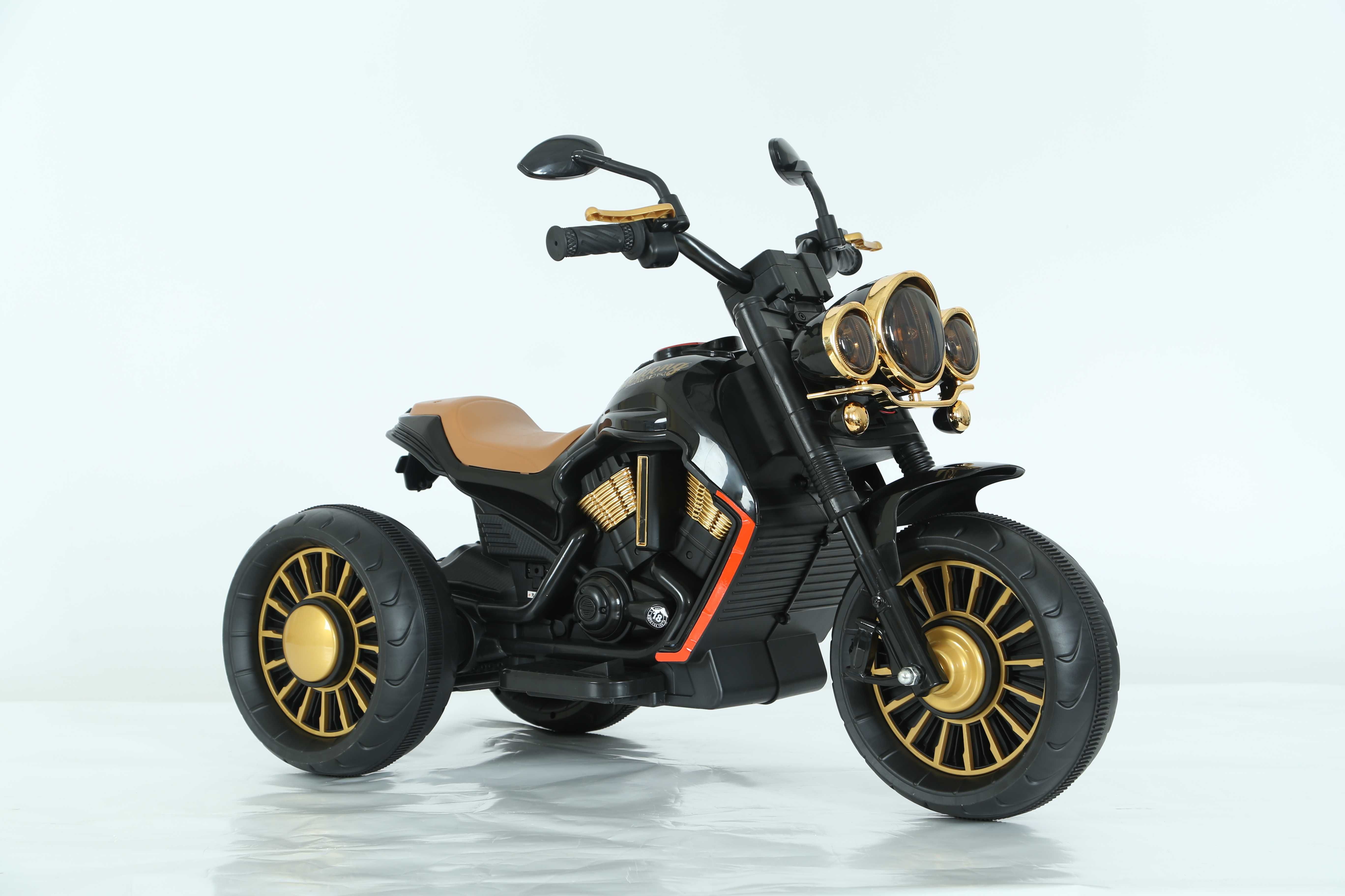 Motocicleta electrica cu 3 roti Kinderauto BJDL2388 2x 35W 6V RC Black