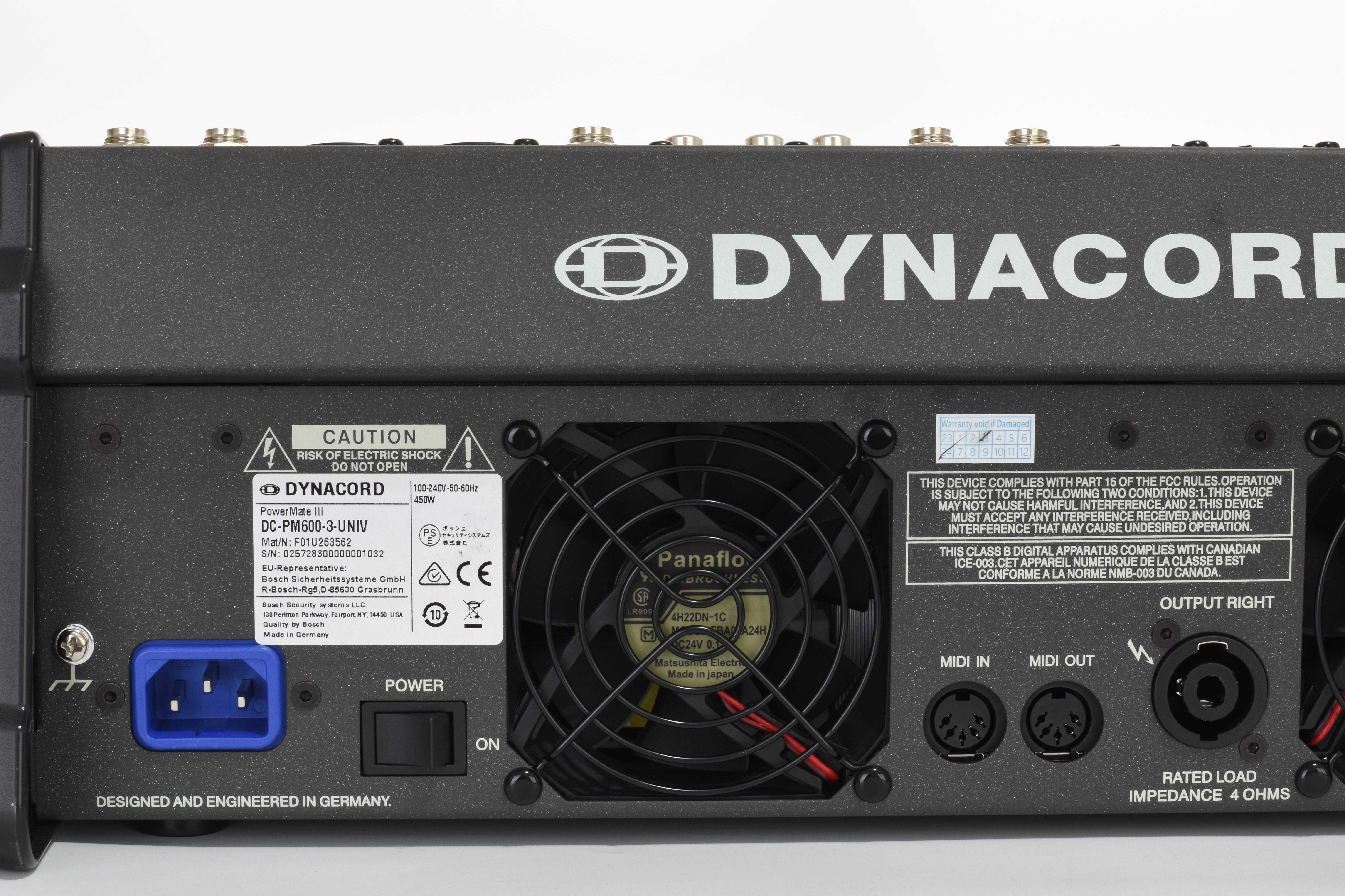 Audio mixer DYNACORD PowerMate 600-3 2X1000W (CLONE)