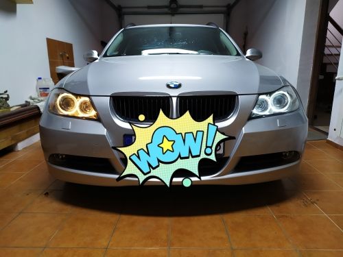 Ангелски очи bmw 20W Halo пръстени крушка за BMW E90 , E91 angel eyes