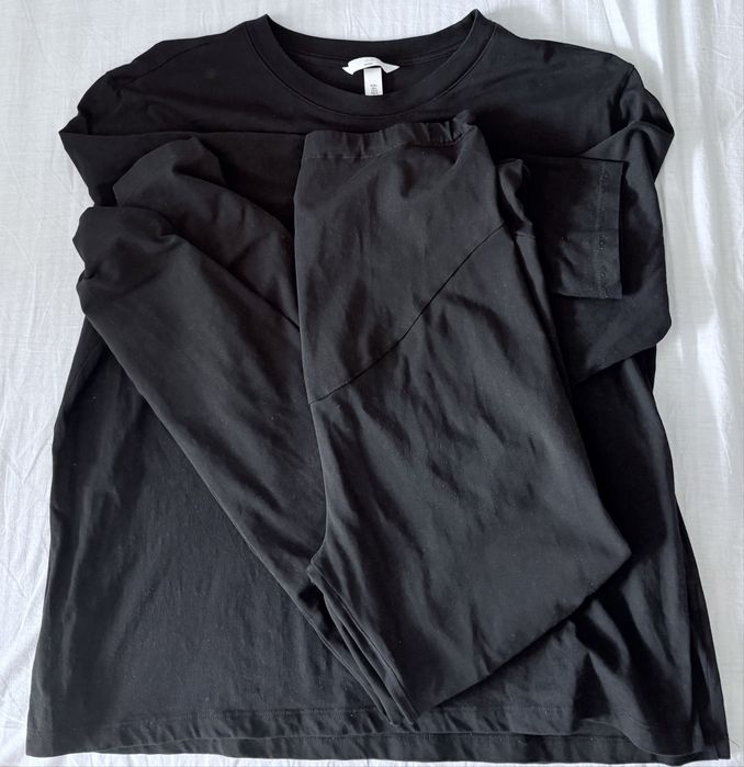 Set haine gravide negru H&M Mama si LQ Maternity marimea L