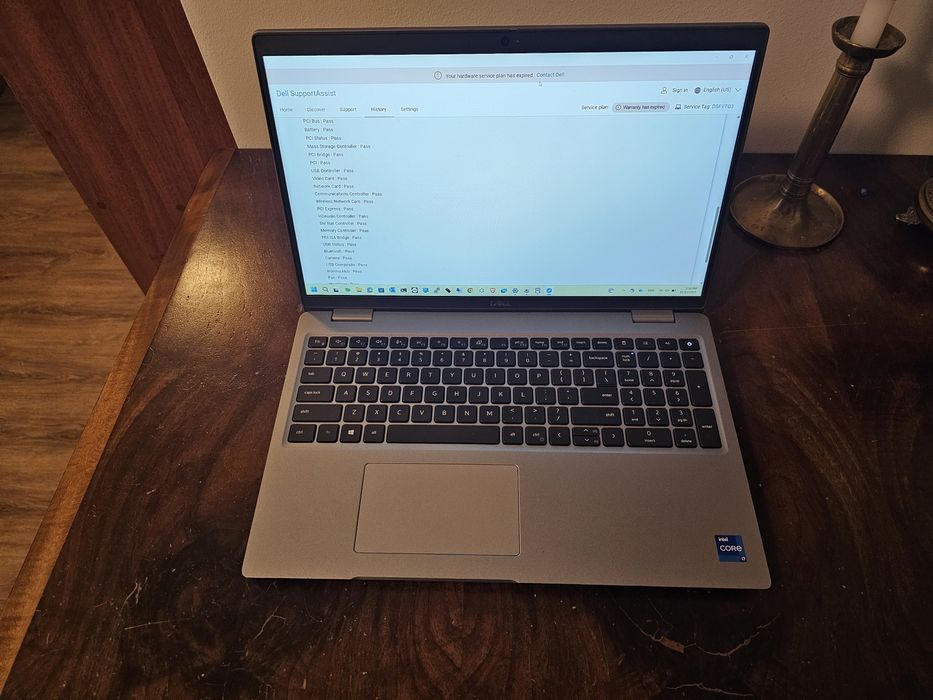 Laptop Dell Latitude 5520 i7-1156G7, 16Gb DDR4, 512 NVME Kioxia, SH
