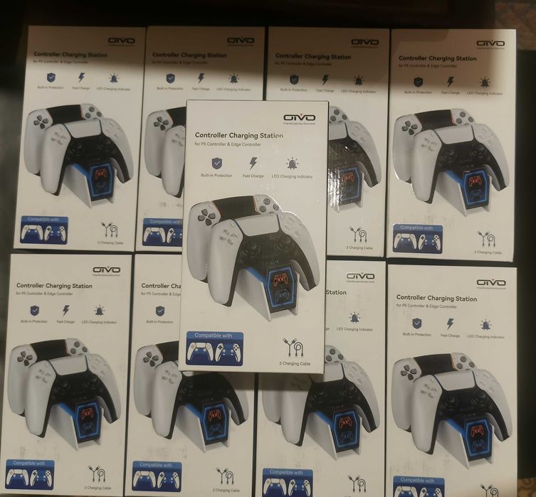 Зарядни станции за джойстици на Playstation 5 станции за джойстици