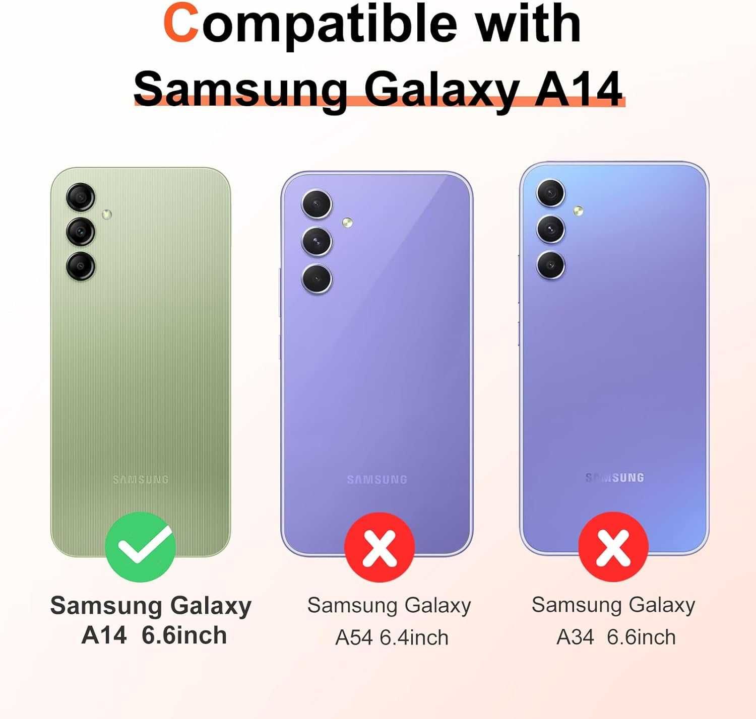 Husă Carcasa Eiselen Crystal Clear Samsung Galaxy A14 5G,TPU,silicon