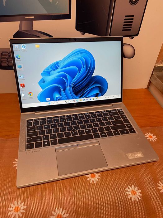 HP Elitebook 845 G8, Ryzen 5 Pro 5650u, 16 gb, grad -A, poze reale