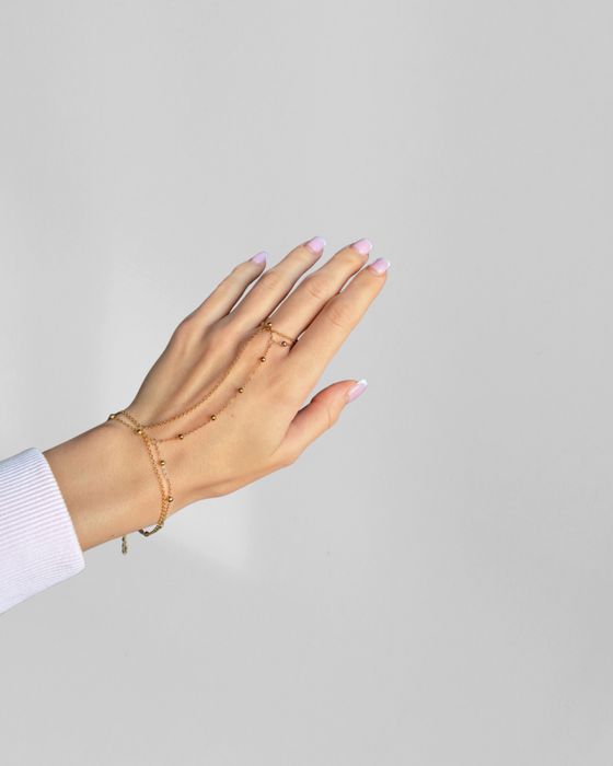 Double Layer Hand Chain Bracelet