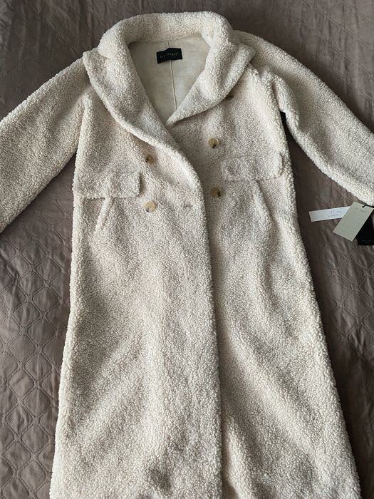 Шубка овчина, длинная.