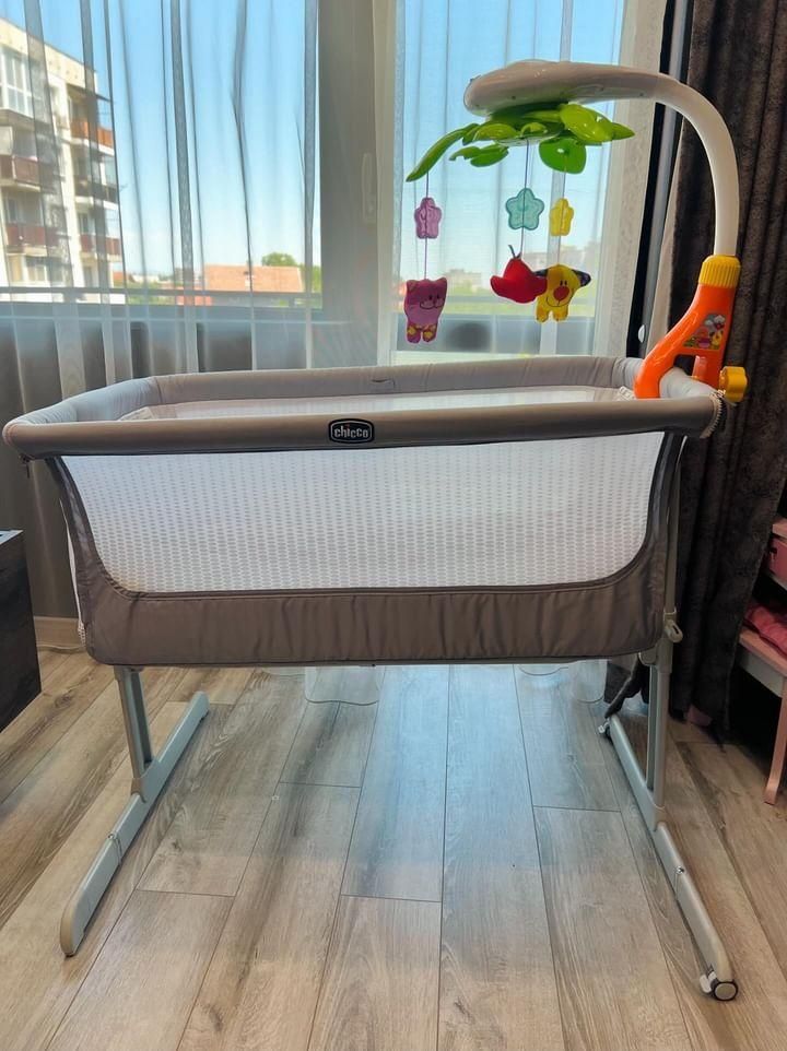 Chicco Бебешка кошара Next to Me Air Stone