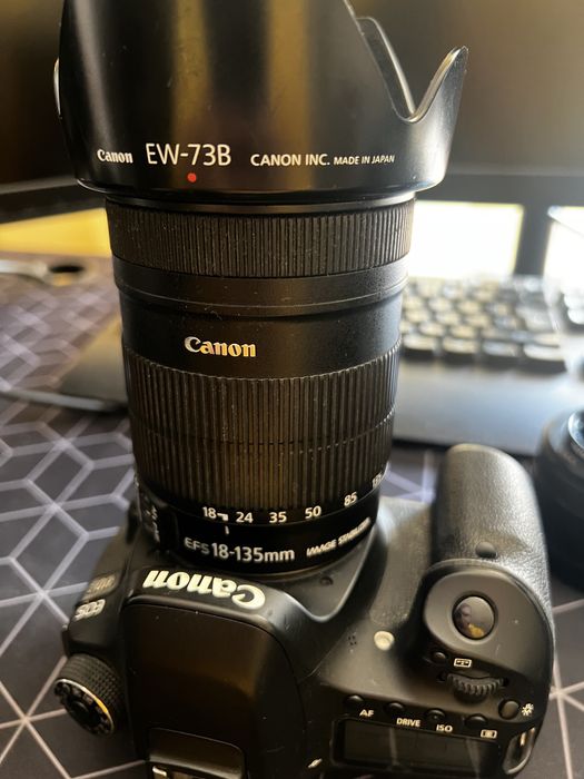 Pachet Fotografie Canon EOS 80d + obiective + flash + card + baterii